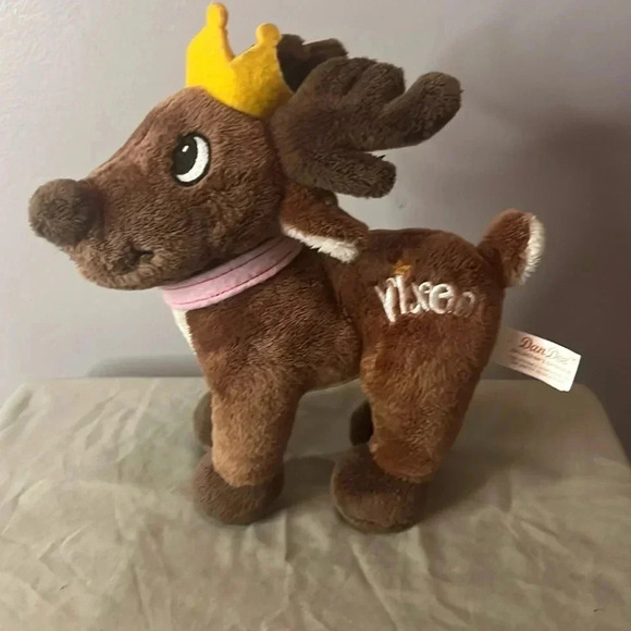 Dan Dee Vixen Reindeer Plush Toy 8” Stuffed Animal 06/2009 - Picture 1 of 3